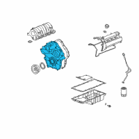 OEM 2005 Cadillac STS Cover, Engine Front Diagram - 89017798