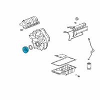 OEM 2007 Cadillac XLR Vibration Damper Diagram - 12564349