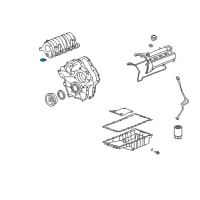 OEM 2007 Cadillac STS Intake Manifold Seal Diagram - 12557497