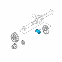 OEM 1996 GMC Savana 1500 Cylinder, Rear Brake Diagram - 18029766