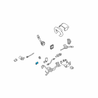 OEM 2006 Cadillac STS Sensor Asm, Steering Column Telescope Position Diagram - 89060602