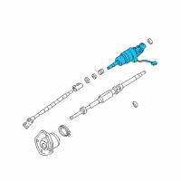 OEM 2004 Lexus LX470 Shaft Assy, Steering Intermediate Diagram - 45220-60202