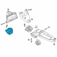 OEM BMW X3 Engine Mount Bracket Right Diagram - 22-11-6-785-716