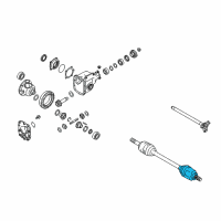 OEM 2013 Nissan Cube Dust Boot Kit-Repair, Inner Diagram - C974A-4GB0H