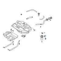 OEM 2001 Kia Rio Gauge-Fuel Tank Diagram - Q0K32A60960A