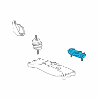 OEM 2014 Chevrolet Camaro Transmission Mount Diagram - 20952439