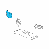 OEM 2011 Chevrolet Camaro Mount Bracket Diagram - 22843611