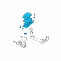 OEM Pontiac Air Cleaner Body Diagram - 22756559