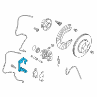 OEM 2018 BMW X4 Calliper Carrier Diagram - 34-11-6-871-419