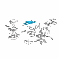 OEM 2011 Cadillac Escalade ESV Cushion Cover Diagram - 20904111