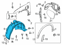 OEM 2022 Ford Mustang Mach-E SHIELD Diagram - LJ8Z-16102-A