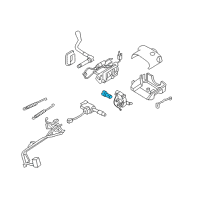 OEM 2008 Cadillac Escalade EXT Cylinder Kit, Ignition Lock Diagram - 15794826