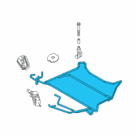 OEM Nissan Versa Note Hanger-Spare Tire Diagram - E7210-3WCMA