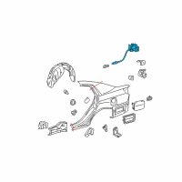 OEM 2011 Toyota Avalon Lock Actuator Diagram - 77050-AC020