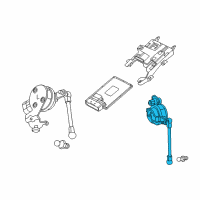 OEM Cadillac CT6 Position Sensor Diagram - 23405525