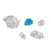 OEM Chevrolet Spark Front Sensor Diagram - 13586947