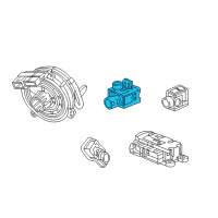 OEM 2019 Chevrolet Spark Front Sensor Diagram - 13586947