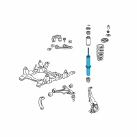 OEM 2007 Cadillac STS Front Shock Absorber Kit Diagram - 19300078