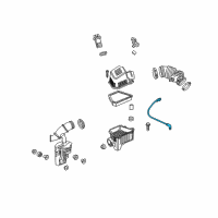 OEM 2010 GMC Terrain Tube Asm-Pcv (Fresh Air) Diagram - 12634421