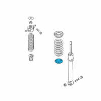 OEM Kia Sorento Pad-Rear Spring, Lower Diagram - 55323C5000