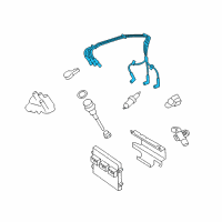 OEM 2002 Ford F-150 Cable Set Diagram - 3L3Z-12259-AB