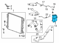 OEM 2021 Chevrolet Silverado 2500 HD Reservoir Diagram - 84622147