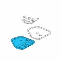 OEM 2006 Chevrolet Aveo Transmission Pan Diagram - 93741463