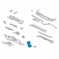 OEM 2001 Pontiac Bonneville Dash Panels Diagram - 25771621