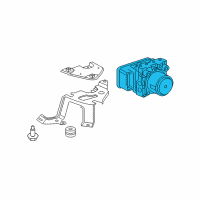 OEM 2007 Honda Civic Modulator Assembly, Abs Diagram - 57110-SNC-A03