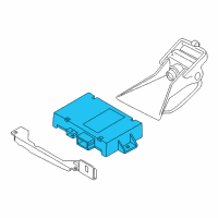 OEM 2010 BMW 535i GT Control Unit, Lane Departure Warning Diagram - 66-51-9-181-111