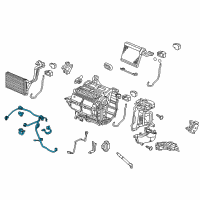 OEM 2015 Honda Civic Sub-Harness, Air Conditioner Diagram - 80650-TT1-A70