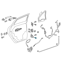 OEM 2018 Chevrolet Sonic Upper Hinge Bolt Diagram - 11562507