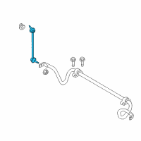 OEM 2005 Ford Five Hundred Stabilizer Link Diagram - 7F9Z-5K483-L