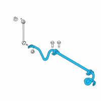 OEM 2008 Ford Taurus X Stabilizer Bar Diagram - 8A4Z-5482-A