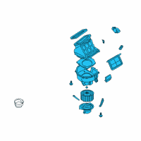 OEM Nissan Frontier Blower Assy-Front Diagram - 27215-9Z100