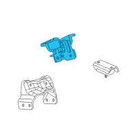 OEM Chevrolet Silverado 2500 HD Classic Mount Asm-Engine Frame Side Diagram - 15134285