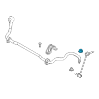 OEM BMW 540i Self-Locking Collar Nut Diagram - 33-32-6-760-374