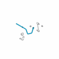 OEM 2008 Lexus RX350 Bar, Stabilizer, Rear Diagram - 48812-48070