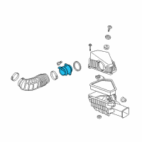 OEM 2009 GMC Acadia Air Mass Sensor Diagram - 15875837