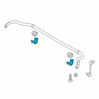 OEM 2015 Kia K900 Bracket-STABILIZER Diagram - 548143M100