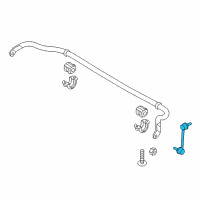 OEM Kia K900 Link Assembly-Front Stabilizer Diagram - 548303T000