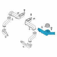 OEM Ford Fusion Blower Case Diagram - DG9Z-10C659-A