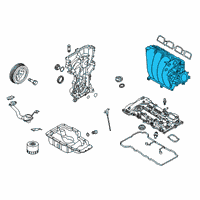 OEM Kia MANIFOLD ASSY-INTAKE Diagram - 283102EBB0