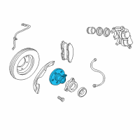 OEM 2004 Lincoln Aviator Bearing Kit Diagram - H2MZ-1104-Q