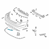 OEM 2016 Kia Cadenza Lamp Assembly-Rear Reflex Diagram - 924083R500