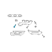 OEM Jeep Wrangler Bolt-HEXAGON Head Diagram - 6104426AA