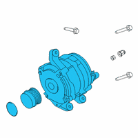 OEM 2021 Ford Escape ALTERNATOR ASY Diagram - LX6Z-10346-F