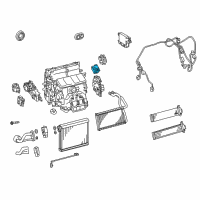 OEM Lexus GS200t Air Conditioner Radiator Damper Servo Sub Assembly, No.2 Diagram - 87106-30610