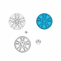 OEM Infiniti G35 Wheel Front Rim Diagram - D0300-JK300