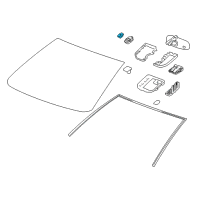 OEM Chevrolet Volt In-Car Sensor Diagram - 13231068